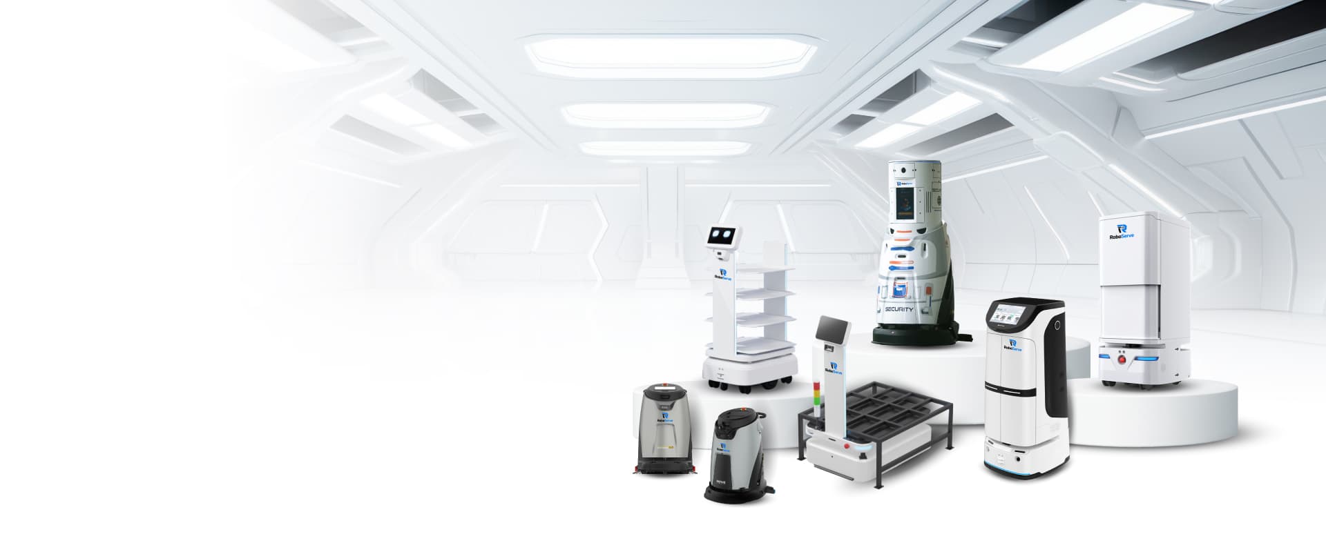 RoboServe robot fleet